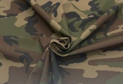 ETHIOPIAN WOODLAND NY/CO RIPSTOP CAMOUFLAGE FABRIC MILITARY CAMO BY YARD 66″W