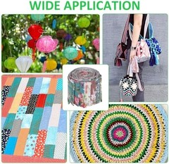 42Pcs Jelly Roll Fabric Strips Soft Cotton Quilting Fabric 2.5 x 20 Inch Pre-Cut