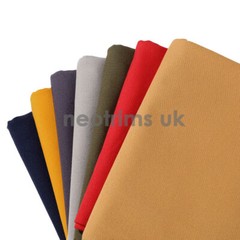 100% Cotton Canvas Fabric,16 Ounce Heavy Weight Upholstery Material in 19 Colors