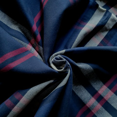 Navy, Blue, White, Burgundy, Plaid Porto Cotton Flannel Shirting – Cozy & Soft!