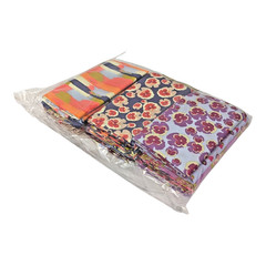 Free Spirit Fat Quarter Bundle of 14 Fabrics Quilt Cotton Floral Purple Bold
