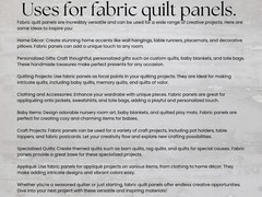 Bible Verse Luke 1:37 Christian Faith Fabric Panel Craft Sewing Quilt Block A613