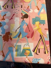 Alexander Henry Fabric fashion girls 2002 Pink 16-18 Yards