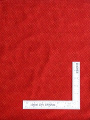 Scattered Spots Dark Red Tonal Fabric Traditions Cotton DYE LOT #2 By the Yard