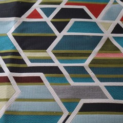 Vtg MCM Maharam Upholstery Fabric “Agency” Unique by Sarah Morris 1.8 yds