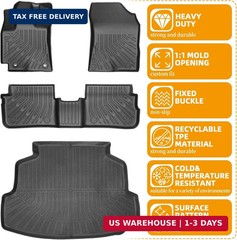 Floor Mats for Toyota Corolla 2009 2010 2011 2012 2013, for Corolla Standard,LE,