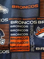 NFL Denver Broncos New Design Cotton Fabric 1/2 Yard x 56″ Wide