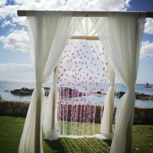120″ Wide (10ft Wide) Ivory Sheer Voile Chiffon Fabric – draping events weddings