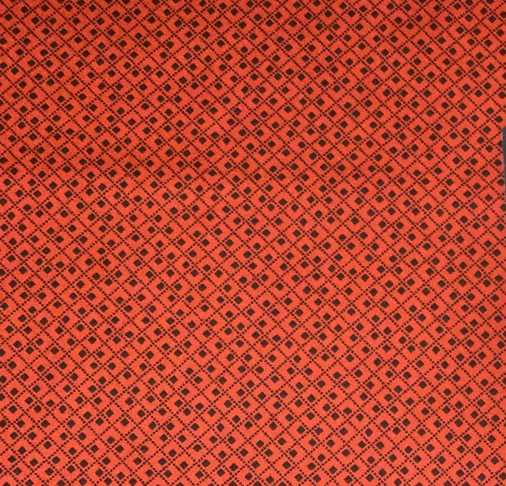 By 1/2 Yd “Quilt Club Collection 2004” Thimbleberries RJR Fabric Dark Orange Dot
