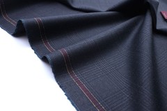 Ermenegildo Zegna Electa Wool Fabric 3.5m Deep Teal Aqua Prince of Wales Suit