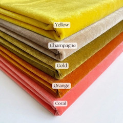 Soft Stretch Velvet Fabric By The Yard 58″ Wide Sewing Crafts 50+ Colors USA