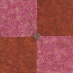 Yellow Stars Rustic Solid 100% Cotton Fabric Quilt Square Blocks EU