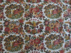 5172. House ‘N Home AMERICANA AUTUMNAL PRINT Cotton FABRIC – 44″ x 3-3/4 yds.