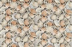 HARLEQUIN CURTAIN FABRIC DESIGN Montipora 1.8 METRE HARISSA/SLATE/INSENCE COTTON