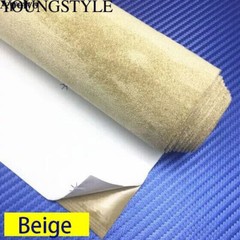 Self Adhesive Faux Suede Fabric Wrap Film Sticker Leather Cloth Car Decoration