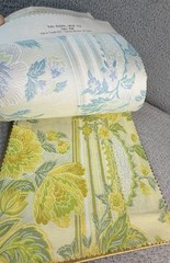 VTG 70s MCM Carole Fabrics Sample Book 10.5″ x 15.5″ 70s Colors for Crafting