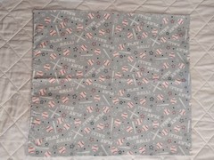 3 pieces SPORTS FLANNEL- 18″ x 41″ ea. – Basketball,Baseball,Vollyball-Snuggle