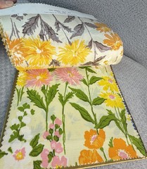 VTG 70s MCM Carole Fabrics Sample Book 10.5″ x 15.5″ 70s Colors for Crafting