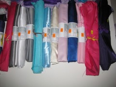 43pc LOT (26+yds – 8+lbs) 100% Poly Satin Chiffon Tulle Fabric REMNANTS – JoAnn