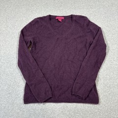 5 Cashmere Sweater Lot Purple Red Blue Brown Damaged Craft Recycle Cutter