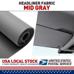 Flat Knit Headliner Gray Fabric Automotive Upholstery Stretch 60″ Wide New