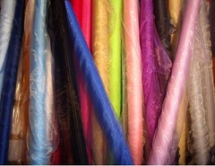 White Organza Fabric 5Yards Sheer Tulle for Weddings Events Crafts Decor