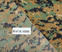 MARPAT WOODLAND MILITARY DIGITAL CAMO 400D NYLON CORDURA DWR FABRIC BY YD 60″ W