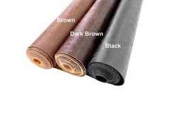 1 Yards 54″ x 36″ Dark Brown 1yard (54”x36”), (Crazy Horse Soft)