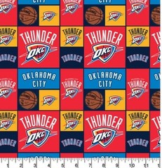 NBA Official Branded 100% Cotton Fabric ( Fat Quarter, 1/2 Yard, Yard)