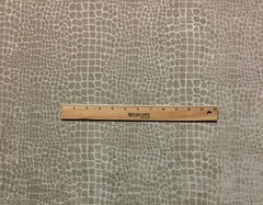 BALLARD DESIGNS KYLIE LINEN BEIGE TEXTURED VELVET CROCODILE FABRIC BY YARD 56″W