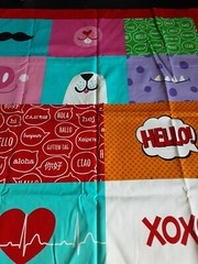 Fabric Safety First By Stacy Lest Hsu Multicolor Panel face masks