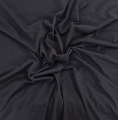 Charcoal Micro Modal Fabric Jersey Knit by the Yard | Wholesale 8/24