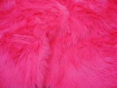 HOT PINK Faux Fur fake shaggy fabric 60″ Wide sold by the yard upholstery
