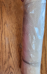 20 yds NOS Black Veil Netting Fabric – Millinery Hats – 1/4″ Hexagon Shape Net