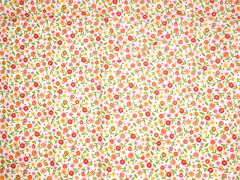 Tiny sunny orange & yellow Flowered Calico cotton Fabric 2/3’s yd. x 44