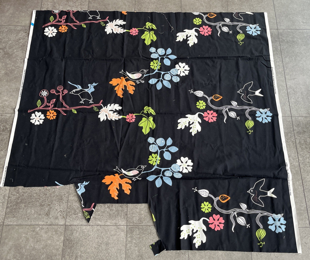 IKEA Black Bird Print Fabric Sissi Edholm & Lisa Ullenius 2007