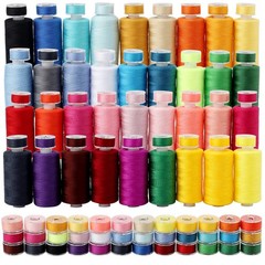 72Pcs Bobbins Sewing Threads Kit 36 Colors 500 Yards colourful