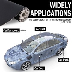 60″W Headliner Suede Fabric Foam Backing For DIY Car Rv Boat Home Ceiling Repair