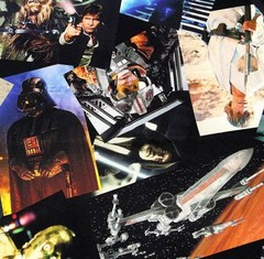 Star Wars Movie cut Patterned Oxford Fabric made in Japan by the Yard