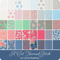 A Cat Named Stitch by Camille Roskelly for Moda Fat Quarter Bundle