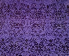 Fabric Tradition- Halloween Gothic Scroll – Glitter Quilting and Crafting Fabric