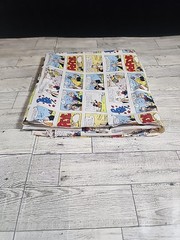 Pop-Eye Comic Strip King Features Syndicate 2005 HTF Fabric (45″Wx33″ Remnant