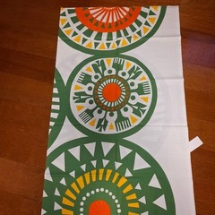 Marimekko Taikamylly Fabric Cotton 100% 148x149cm/58.26×58.66 NEW from Japan
