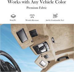 Suede Headliner 48″x60″ Foam Backing Car SUV Truck RV Boat Auto Roof Beige