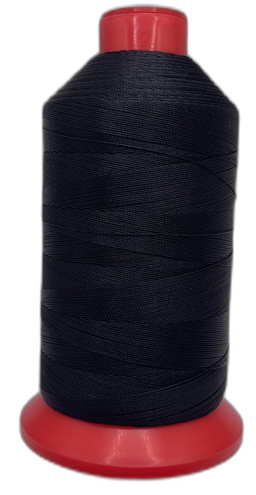 Bonded Nylon Sewing Thread #92 T90 1850yds for Outdoor, Tex 90, Black