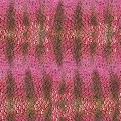 Catalina Island Fish Scales Pink 100% Cotton Fabric by The Yard