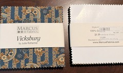 MARCUS BROTHERS By JUDIE ROTHERMEL Vicksburg 5” CHARM PACK Fabric Lot Of 2