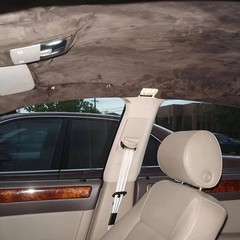 60″ Width Foam Backing Headliner Fabric for Car Roof Ceiling Liner Replacement
