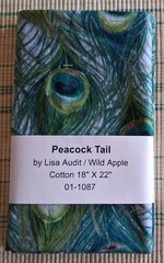 Fat Quarter – Peacock Tail Feathers