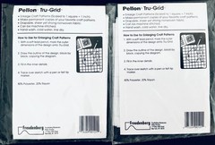 2 Packs Pellon Tru-Grid Graph fabric White 36” x 14” Pattern Making Non-Woven